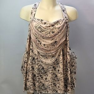 Miss Me PINK top Gray Wash w/Seqnz& Rhnstn SZ.SM